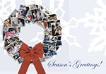 Christmas card collage