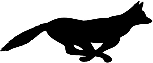 running-foxshape