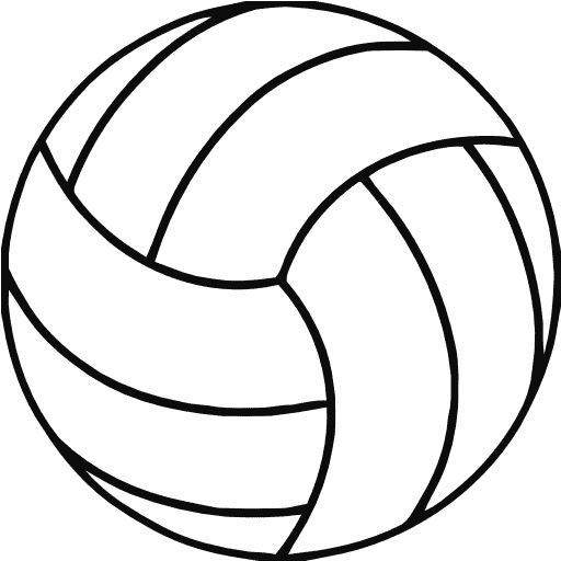 volleyball clipart black and white - photo #10