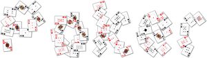 A word made from playing cards